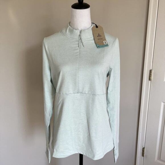 Prana Athletic‎ Long Sleeve Pullover Top Activewear Running Shirt - Picture 5 of 6